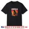 Labzilla Giant Black Labrador Retriever Dog Monster Parody Shirt