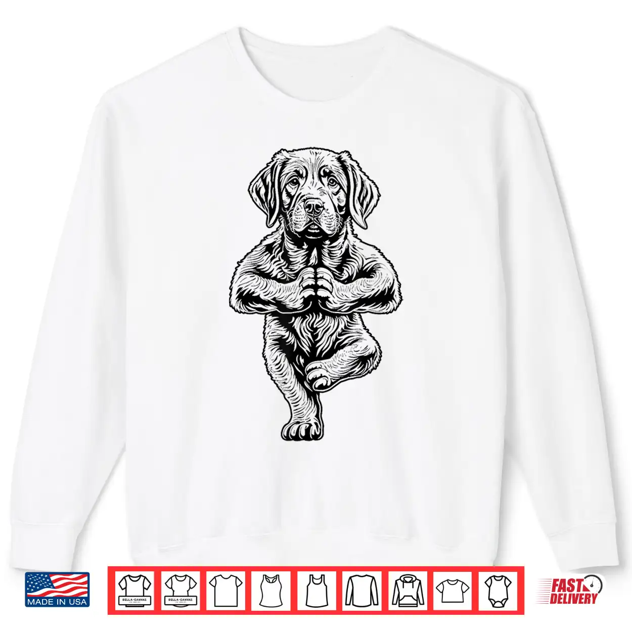 Labrador Retriever Yoga Lab Puppy Dog Tree Pose Vrikshasana Shirt Labrador Retriever Yoga Lab Puppy Dog Tree Pose Vrikshasana Shirt