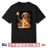 Vintage 90S Labrador Retriever Howling At The Moon Retriever Shirt