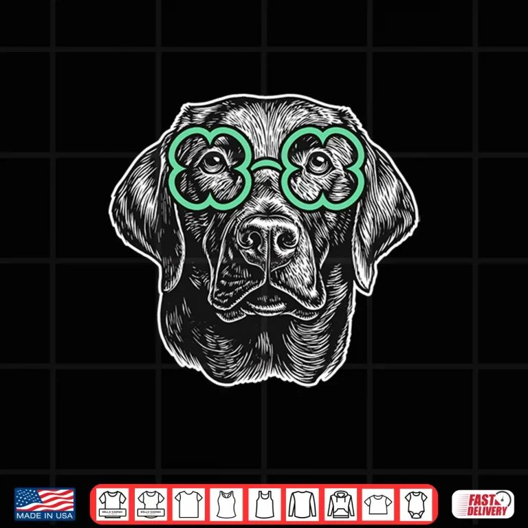 Design St. Patricks Day Labrador Retriever Cute St Paddys Day Dog Shirt 1