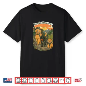 Doodle Adventures Professional Minimalist Modern Graphic Shirt