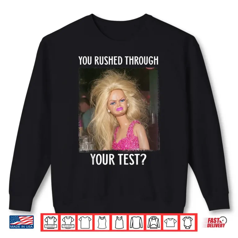 Sweatshirt Test Day Professional Minimalist Modern Graphic Shirt