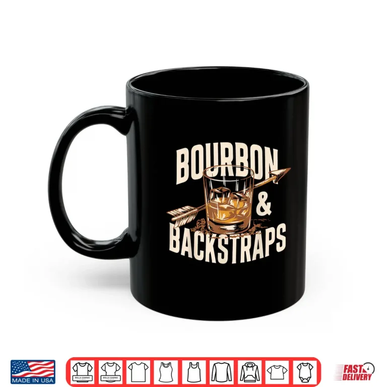 Mug Bourbon Backstraps Hunting Lifestyle Whiskey Vintage Shirt