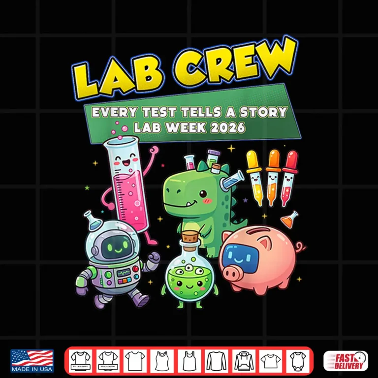 Design Lab Crew Lab Week 2026 Medical Laboratory Technician Team Shirt