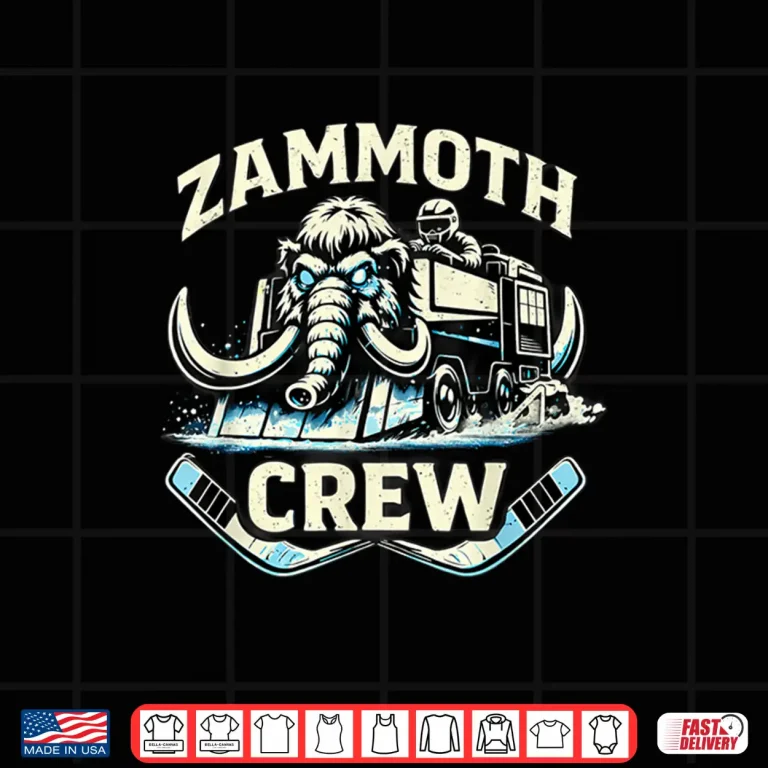 Design Zammoth Crew Ice Machine Funny Hockey Utah Fan Shirt