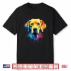 Colourful Labrador Yellow Golden Lab Retriever Splash Paint Shirt