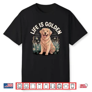 Funny Golden Retriever Costume For Men Women Kids Goldie Shirt