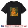 Funny Golden Retriever Dog Eating Pizza Meme Retro Shirt