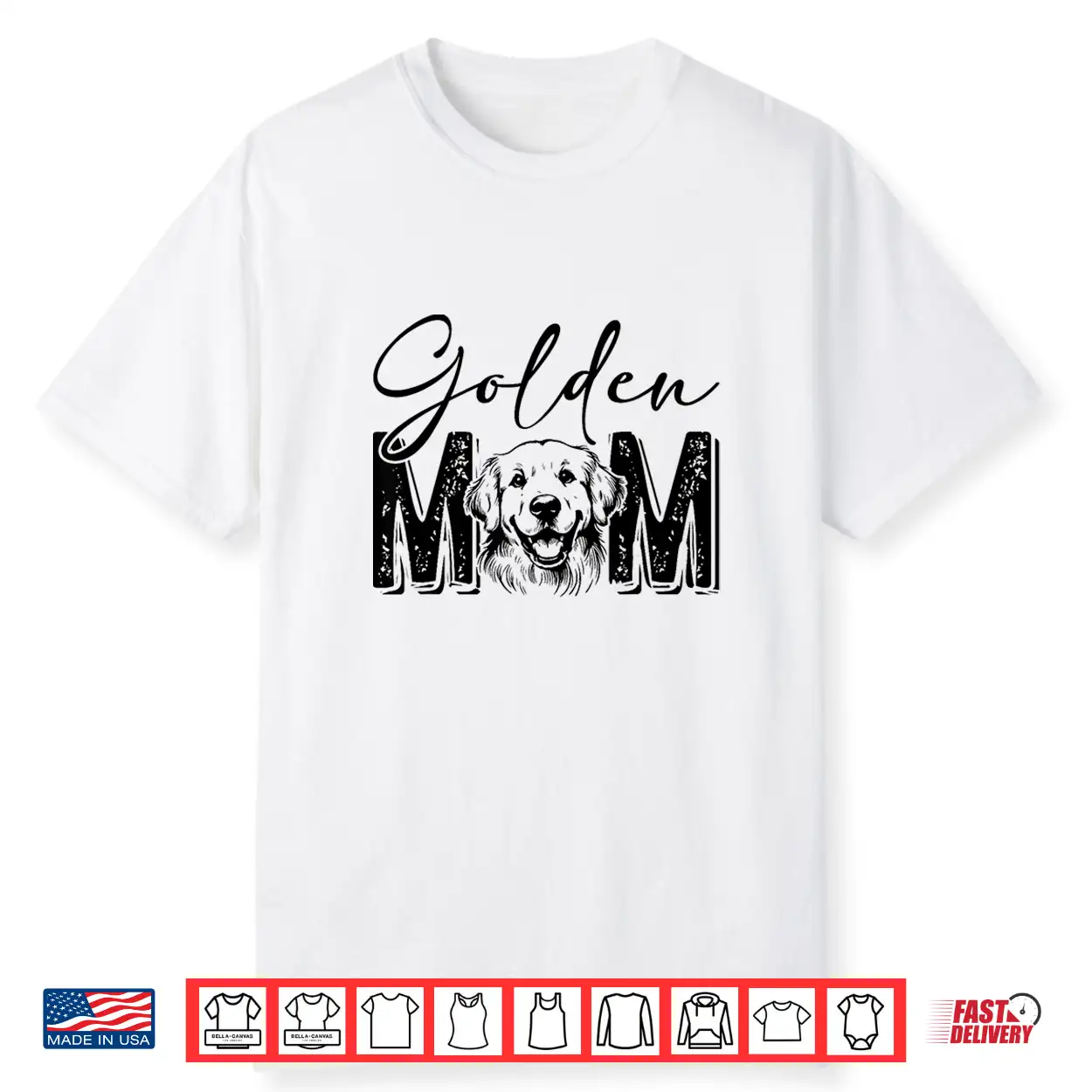 Golden Mom Golden Retriever Lover Dog Mama Funny Retro Shirt Golden Mom Golden Retriever Lover Dog Mama Funny Retro Shirt