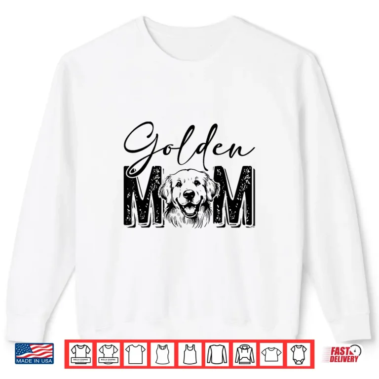 Golden Mom Golden Retriever Lover Dog Mama Funny Retro Shirt 2 Sweatshirt Golden Mom Golden Retriever Lover Dog Mama Funny Retro Shirt