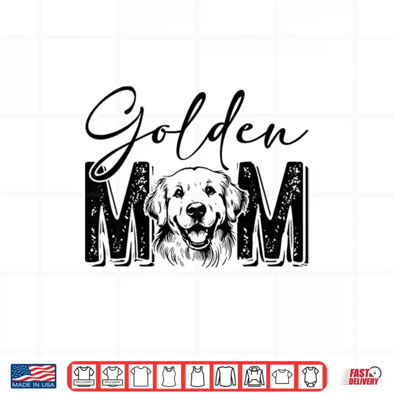 Golden Mom Golden Retriever Lover Dog Mama Funny Retro Shirt 4 Design Golden Mom Golden Retriever Lover Dog Mama Funny Retro Shirt