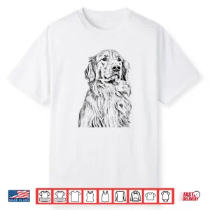 Golden Retriever Dog Lover Gift Cream Retriever Mom Dad Shirt