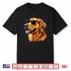 Golden Retriever Dog Sunglasses Shirt