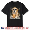 Golden Retriever Drinking Iced Coffee Funny Dog Meme Shirt