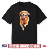 Golden Retriever Illustration Art Dog Owner Pet Lover Shirt