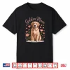 Golden Retriever Mom Feminine Floral Lover Dog Women Girl Shirt