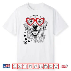 Golden Retriever Valentine’S Day For Dog Pet Lover Men Women Shirt