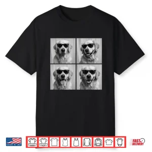 Funny Golden Retriever Lover Cute Golden Dog Photo Booth Shirt