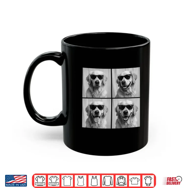 Mug Funny Golden Retriever Lover Cute Golden Dog Photo Booth Shirt