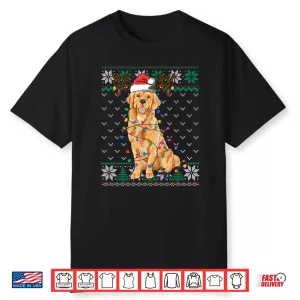 Golden Retriever Christmas Ugly Sweater Funny Dog Lover Xmas Shirt