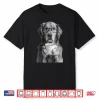 Golden Retriever Drinking Coffee With Glasses Funny Dog Meme Shirt