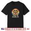 Golden Retriever Life Is Golden Retro Vintage Dog Tee Shirt