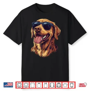 Golden Retriever Sunglasses Shirt