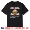 Goldma Definition Golden Grandma Golden Retriever Grandma Shirt