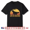 Life Is Golden Dog Golden Retriever Lover Golden Retriever Shirt