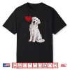 Love Is White English Cream Golden Retriever Mom Dog Puppy Shirt