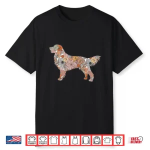 Wildflower Golden Retriever Cute Mother’S Day Golden Mom Shirt