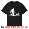 Bigfoot And Golden Retriever Canine Lover Dog Owner Shirt