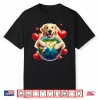 Golden Retriever Earth Day Hug Love Dog Owner Planet Lover Shirt