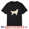 Golden Retriever Easter Bunny Dog Silhouette Shirt