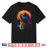 Golden Retriever Lovers Sunset Vintage Golden Retriever Shirt