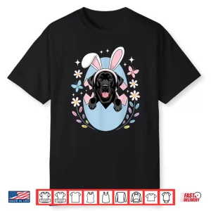 Labrador Golden Retriever Bunny Springs Eggs Easter Dog Shirt