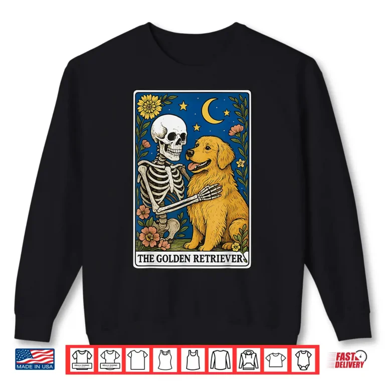 Sweatshirt The Golden Retriever Tarot Card Shirt