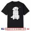 White English Cream Golden Retriever White Golden Retriever Shirt