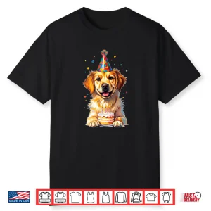 Birthday Golden Retriever Party Dog Shirt
