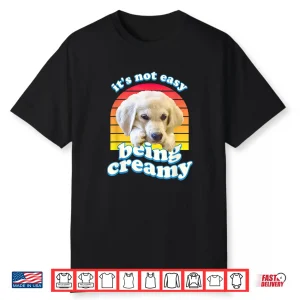 English Cream Golden Retriever Funny Ecgr Puppy Vintage 80’S Shirt