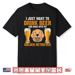 Golden Retriever Dog Golden Retriever Beer Golden Retriever Shirt