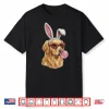 Golden Retriever Easter Bunny Dog Lover Shirt