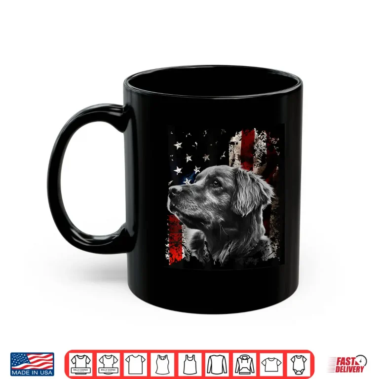 Mug Patriotic Golden Retriever Shirt Shirt Tshirt Tee Gift Shirt