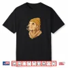 Golden Dog Retriever Yellow Beanie Art Shirt