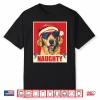 Golden Retriever Christmas Naughty Vintage Shirt