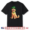 Golden Retriever Dog St Patricks Day Shamrock Leprechaun Hat Shirt