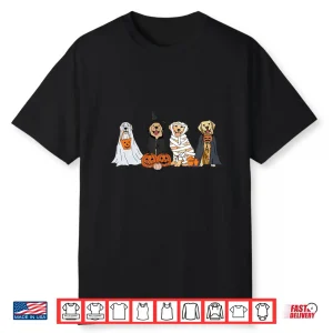 Golden Retriever In Ghost Golden Retriever Ghost Dogs Shirt