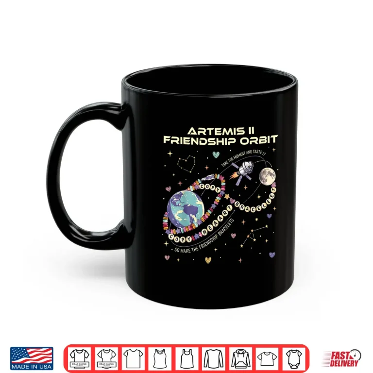 Mug Copy Heart Copy Bracelet Funny Artermis II Friendship Shirt