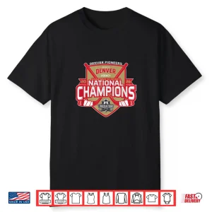 Denver Pioneers National Champs Men’S Hockey 2026 Icon Black Shirt