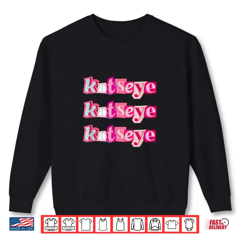 Sweatshirt Katseye Inspired Aesthetic Cute Pink K Style Design Shirt